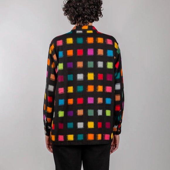 Norblack Norwhite Keep it Classic Ikat Shirt [Black] - Picture 2 of 9